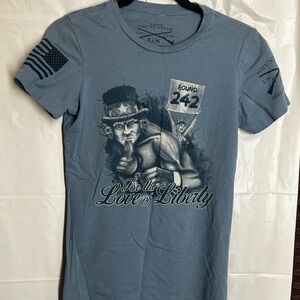 Grunt Style Blue Graphic T-Shirt for kids
